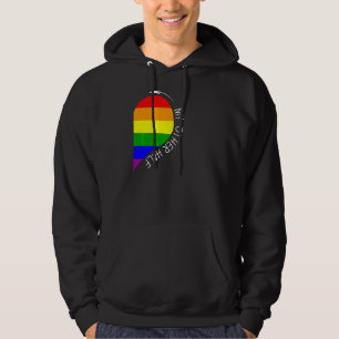 Moletom Meu Outro Orgulho Arco-Íris de Casal Metade Gay Le