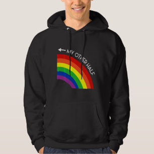 Moletom Meu Outro Orgulho Arco-Íris de Meia Gay Legal LGBT
