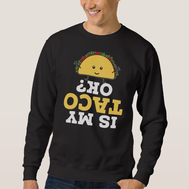Moletom Meu Taco Está Bem Taco Comendo Nacho Média Cinco D (Frente)