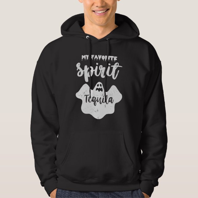 Moletom Meu Tequila Espírito Favorito  Fantasma Bebida Hal (Frente)