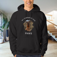 Meu terapeuta tem pinças de cachorro foto de preto