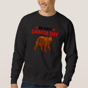 Moletom Meu Urso De 1rua Do Canadá Com Folha De Maple Cana