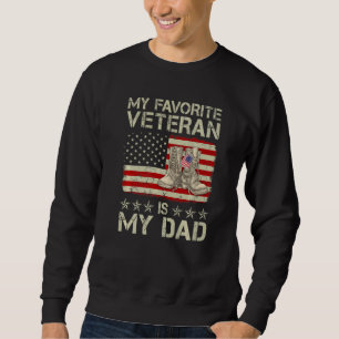 Moletom Meu Veterano Favorito É Meu Combate Ao Pai Boots A