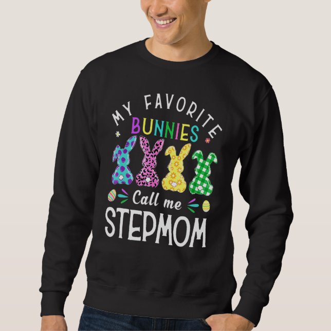 Moletom Meus Bunnies Favoritos Me Chamam De Stepman Bunny  (Frente)