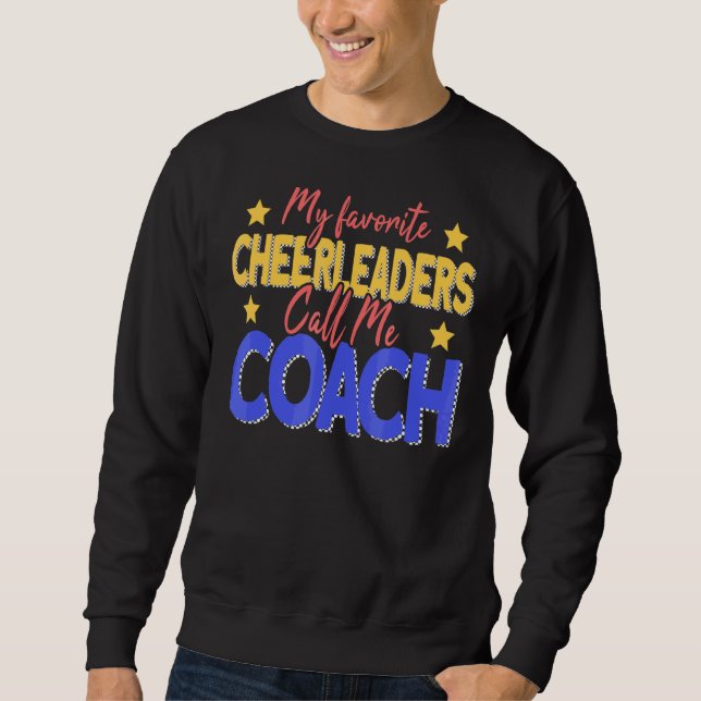 Moletom Meus Cheerleaderes Favoritos Me Chamam De Treinado (Frente)