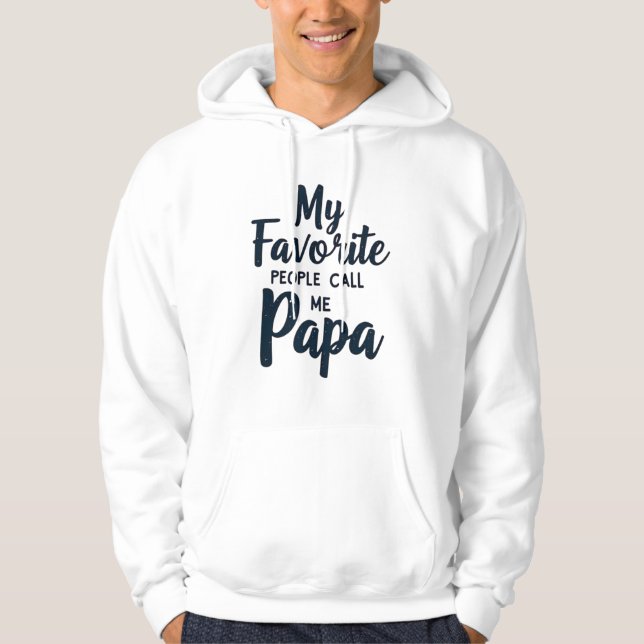 Moletom Meus Queridos Me Chamam de Papa03 | Pai Engraçado  (Frente)