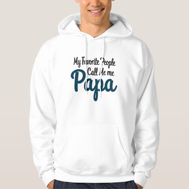 Moletom Meus Queridos Me Chamam de Papai | Pai Engraçado  (Frente)
