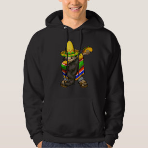 Moletom Mexicano Dabbing Gnome Cinco De Mayo Poncho Sombre