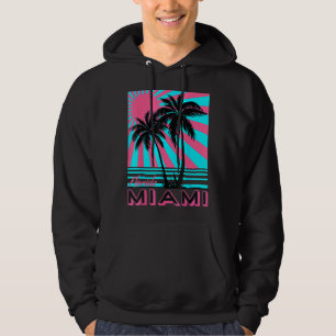 Moletom Miami Beach Florida Palm Trees