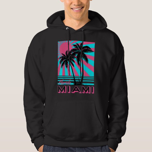 Moletom Miami Beach Florida Palm Trees (Frente)