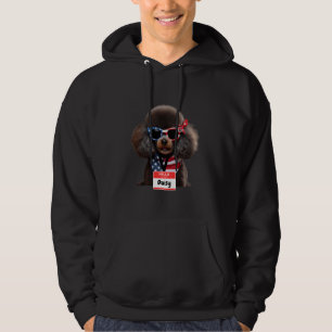 Moletom Miature Poodle Dog Daisy Men Mulheres Crianças Gar