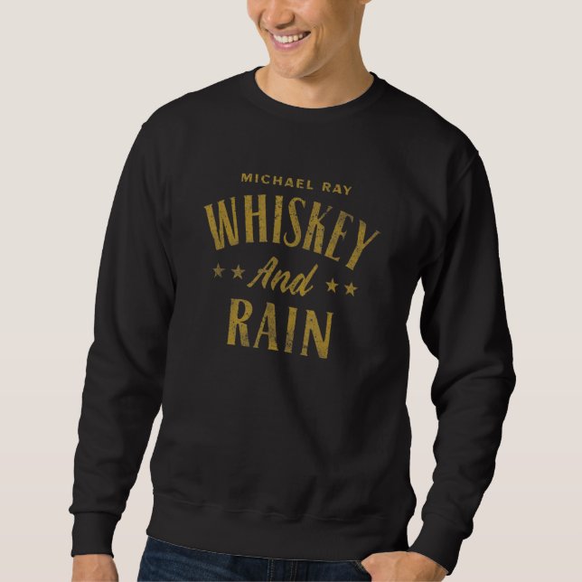Moletom Michael Ray Whiskey E Chuva (Frente)