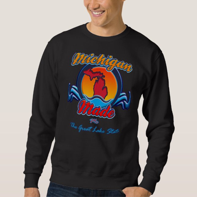 Moletom Michigan Made Me (The Excelente Lake State) (Frente)