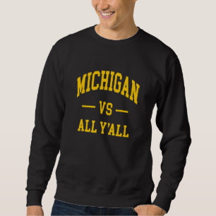Moletom Michigan vs All Y - Throwback Design - Clássico