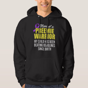 Moletom Micro Preemie Nicu Mamãe Warrior Prematuro Nascime