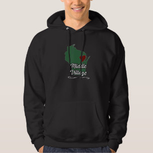 Moletom MIDDLE VILLAGE Wisconsin WI EUA City State Souveni