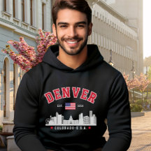 Mile High City Skyline Illustration