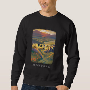 Moletom Miles City Montana MT Wide Espaços Abertos Naturai