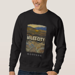 Moletom Miles City Montana MT Wide Espaços Abertos Naturai