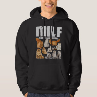 Moletom MILF Man I Love Felsian Cat Lover
