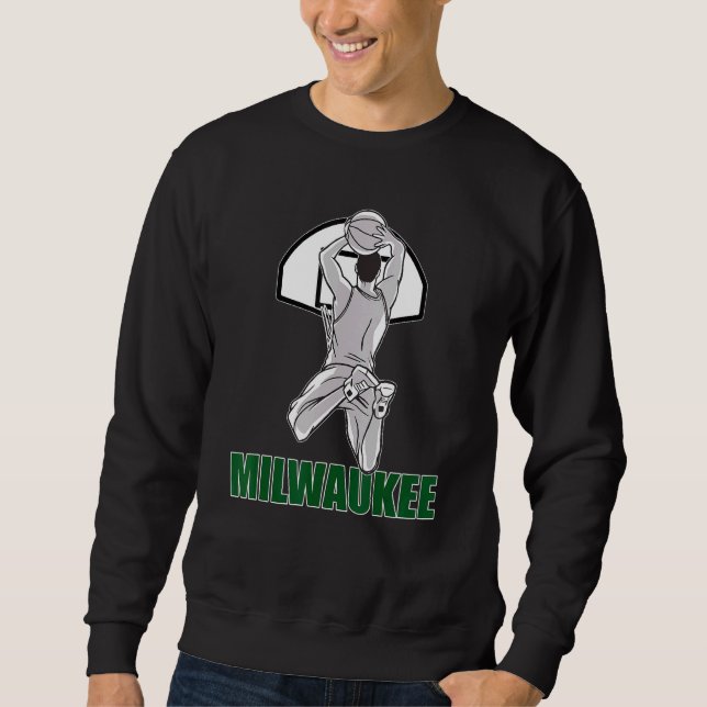 Moletom Milwaukee Basball B-Ball City Wisconsin - (Frente)