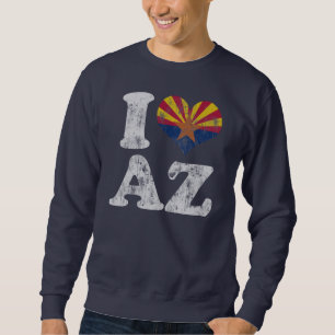 Moletom Mim bandeira AZ da arizona do coração