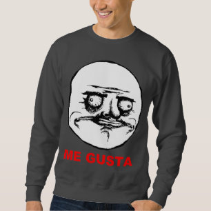 Moletom Mim cara Meme da raiva de Gusta