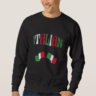 Moletom Minha esposa é italiana Nada me assusta mulher ita
