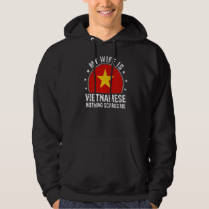 Moletom Minha Esposa É Vietnamita Nada Me Assusta Vietnami