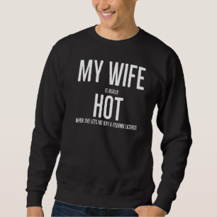 Moletom Minha Esposa Está Muito Quente Quando Ela Me Deixa