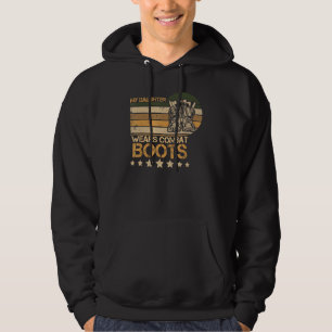 Moletom Minha Filha Veste Combater Botas Orgulhosas Relató