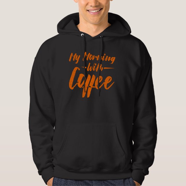Moletom Minha Manhã Com Café (Frente)
