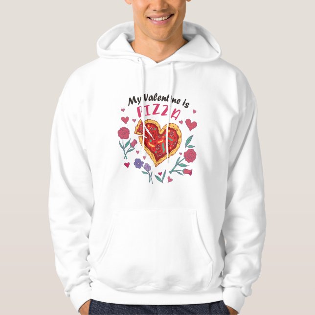 Moletom Minha Namorados é Pizza Invitation Magnet (Frente)