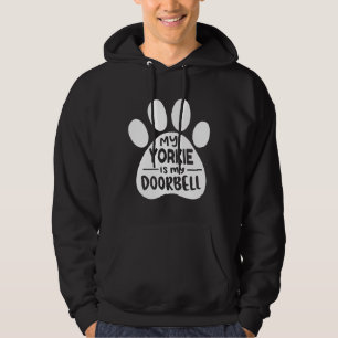 Moletom Minha Yorkie é minha porta Yorkshire Terrier Yorki