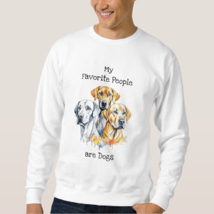 Moletom Minhas Pessoas favoritas são cães