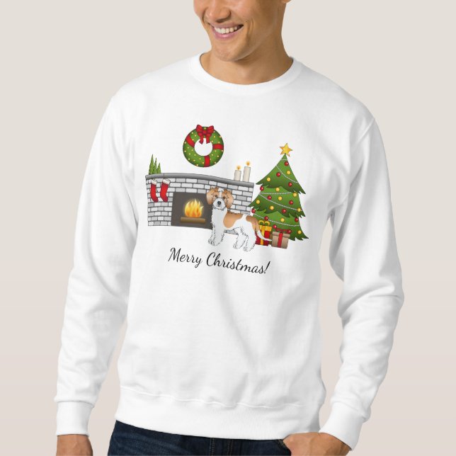 Moletom Mini Goldendoodle Dourado e Branco - Quarto de Nat (Frente)