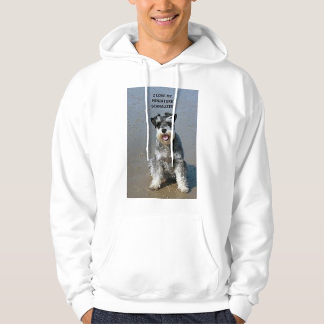 Moletom mini schnauzer-love w pic (Frente)