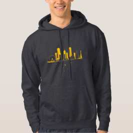 Moletom Minimalist Geometric City Skyline Silhouette 