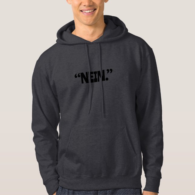 Moletom Minimalist German “NEIN.” T-Shirt  (Frente)