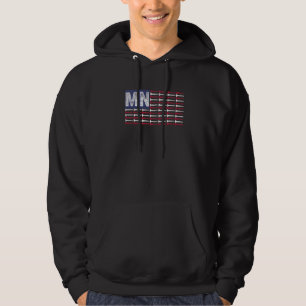 Moletom Minnesota Estado Nativo MN Bandeira Americana Patr