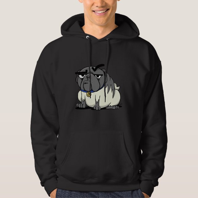 Moletom Miserável Mister Max, Pug Clássico T-Shirt 876 (Frente)