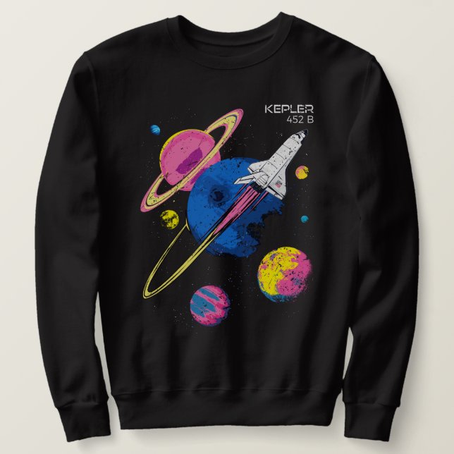 Moletom Missão Espacial Kepler 452B (Frente do Design)
