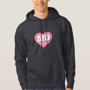 Moletom Missouri Pink Fade Heart - Eu amo MO