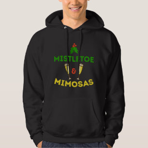 Moletom Mistletoe Mimosas Humor Holi de Natal feminino