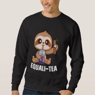 Moletom Mistura de chá de bolhas de preguiça pansexual Equ
