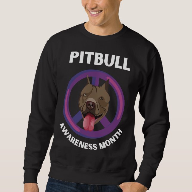 Moletom Mistura Tri Mês de Consciência Pitbull (Frente)