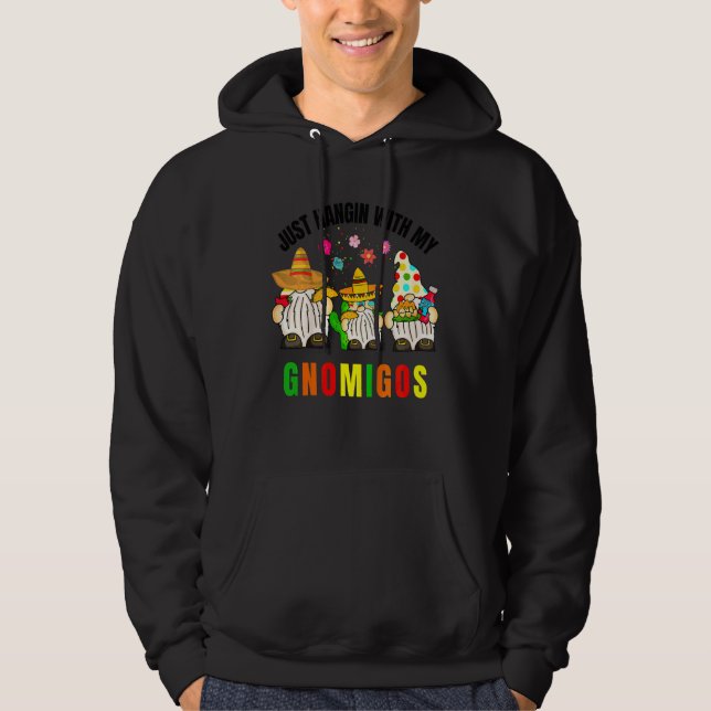 Moletom Miúdos Só Moram Com Os Meus Gnomos Mexicanos (Frente)