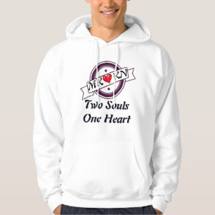 Moletom MK população do KN Duas Almas Um Hoodie Cardíaco -