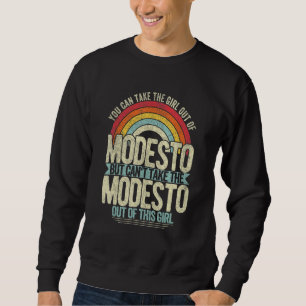 Moletom Moça Do Modesto California Hometown Modes