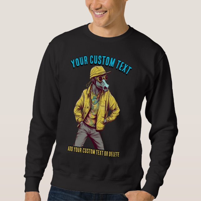 Moletom Moda Animal Cavalo Legal (Frente)